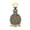 Yellow, variant on Vintage Flower Glass Perfume Bottle, Refillable Empty Perfume Bottles for Women, Bling Rhinestone Decorative Crystal Scent Bottle, Ornate Essential Oil Holder, Vanity Decor - White