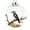 Dark Gray, variant on 2D Acrylic Animal Themed Ornaments for Home Porch Window Unique Shatterproof Xmas Trees Crafted for Caring Individuals, 7x7 cm, Snow-white