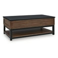 thumbnail image 5 of Signature Design by Ashley Kallari Lift Top Coffee Table with Storage, Warm Brown/Black, 5 of 8