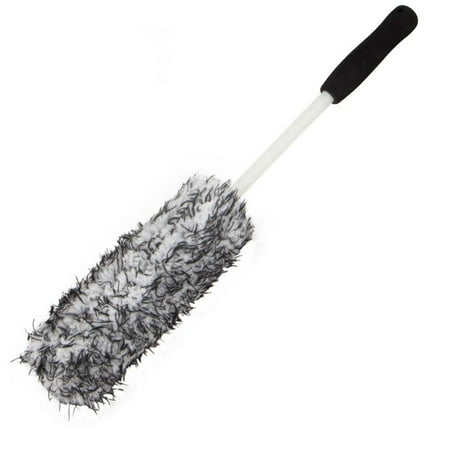 

Fovolat Car Wheel Brush|Microfiber Wheel Cleaner Brush Car Wash Brush|Soft Hair Wheel Cleaning Brush Wheel Brushes for Cleaning Wheels Tires&Rims with Comfortable Handle