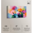 thumbnail image 3 of Art Remedy Floral Abstracts Canvas, 54" x 36", Gallery Wrapped, Expressive Blooms I, 3 of 7