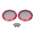 thumbnail image 2 of 2Pcs Speaker Grill Protector, Car Speaker Subwoofer Guard Protector with 8 Screws, Protective Speaker Cover Mesh, 2 of 7