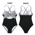 thumbnail image 4 of Maillot de Bain Vintage Deux Pièces Rétro Halter Froncé Taille Haute avec Bas, 4 of 6