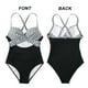 thumbnail image 4 of Tempt Me Traje de baño vintage de dos piezas para mujer, bikini retro con cintura alta fruncida y parte inferior, 4 of 6