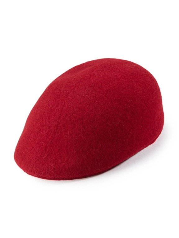 Montique Men's Burgundy Color Ascot Wool Felt Hat H-71