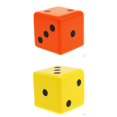 thumbnail image 1 of 2-5pcs dados de la esponja dados del punto de que juegan para el juguete de enseñanza de las matemáticas 4 piezas 2 colores Baoblaze Jugando a los dados de esponja, 1 of 5