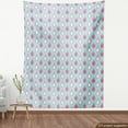 thumbnail image 4 of Fruits Fabric by the Yard, Hand Drawn Like Sketch of Exotic Dragon Fruit on Dotted Backdrop, Decorative Upholstery Fabric for Chairs & Home Accents, Pale Blue and Pastel Pink by Ambesonne, 4 of 5