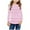 Pink, variant on Odeerbi Kids Boys Girls Long Sleeve Shirt Fall Winter Base Layer Striped Undershirt Cute Print Shirts Crewneck Tops Dressy Casual Blouses Kids Clothes Black