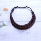 thumbnail image 4 of EeaseMX Peluca trenzada de alambre de alta temperatura, peluca de moda, trenzas clásicas, pieza de cabello 2/33#, 4 of 7
