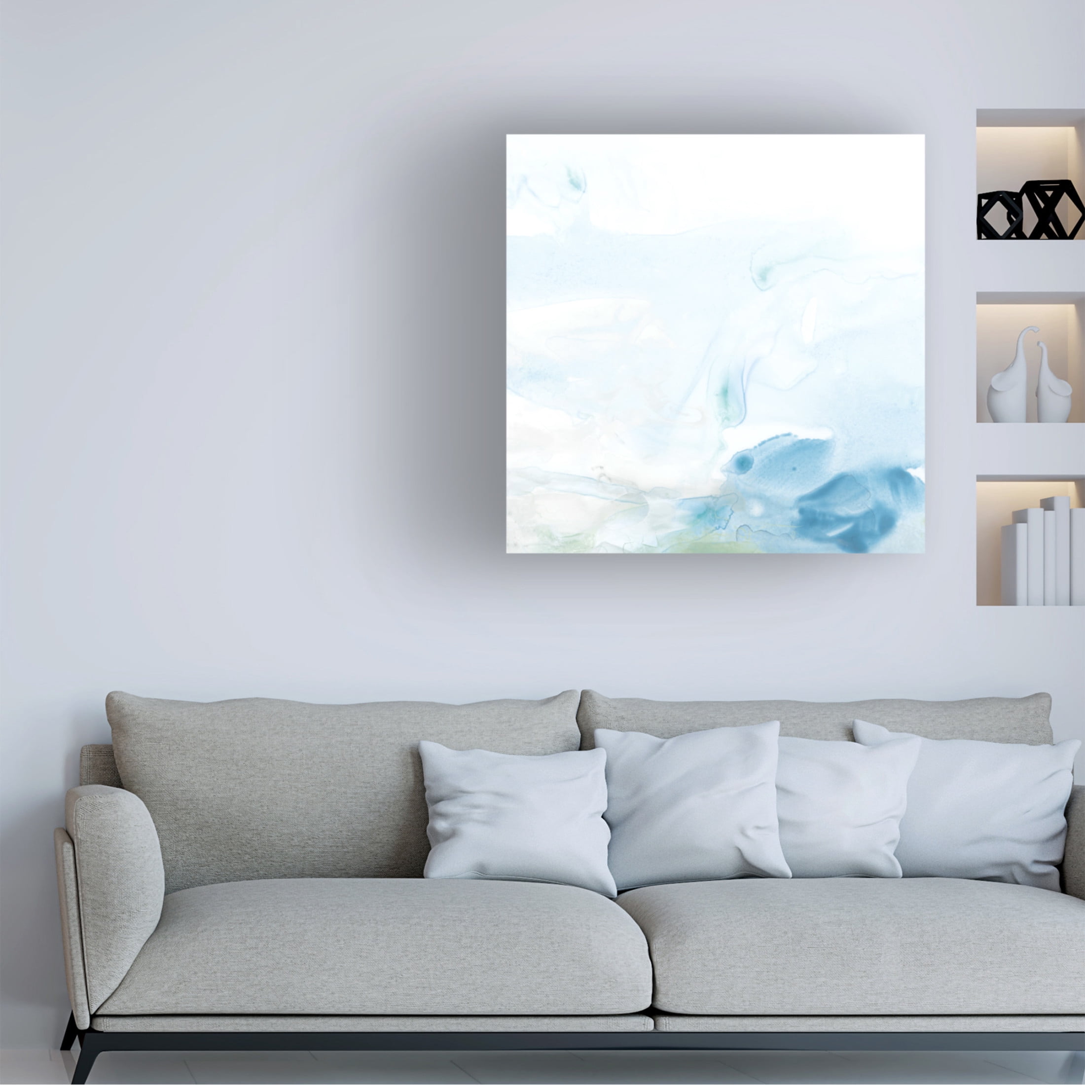Trademark Fine Art June Erica Vess Liquid Sky III Canvas Wall Art