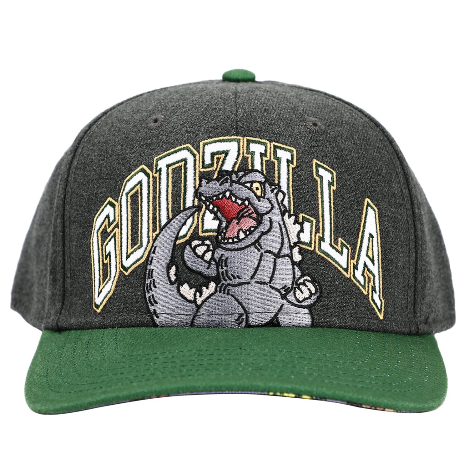 Godzilla Cartoon Kanji Snapback Hat 