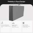 thumbnail image 2 of BalanceFrom 6ft x 4ft x 2in 4-Panel All-Purpose Folding Gymnastics Mat, Gray, 2 of 12