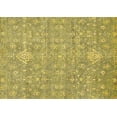thumbnail image 1 of Ahgly Company Machine Washable Indoor Rectangle Abstract Yellow Modern Area Rugs, 2' x 4', 1 of 4