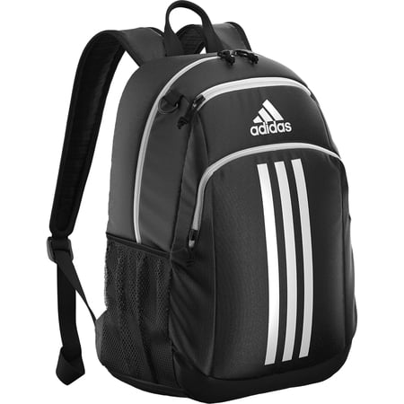 adidas Creator Laptop Backpack for Women and Men, Comfortable and Durable Small Athletic Bag, Black/White, One Size