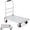 Silver, variant on Memoryfield Heavy Duty Folding Platform Truck, 36" x 24" Flatbed Cart, 2000 lb Capacity with 6" Swivel Brake Casters for Warehouse & Moving, Silver