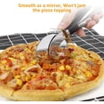 thumbnail image 2 of Pizza Cutter Wheel - Premium Kitchen Pizza Cutter - Super Sharp and Easy to Clean Pizza Slicer, Pizza Wheel, Cortador De Pizza, Black, 2 of 7
