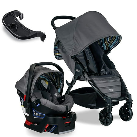 Britax Pathway & B-Safe 35 Travel System, Crew with Tray Bundle
