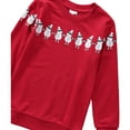 thumbnail image 4 of KIMU Boys' 2-18 Long Sleeve Knit Pullover Christmas Sweater Crewneck Holiday Sweater Shirt (Happy Snowman), 4 of 5