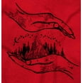 thumbnail image 2 of Mountain Hands Symbolic Spiritual Plus Size Long Sleeve Graphic Tee Shirt Brisco Brands 3X, 2 of 5