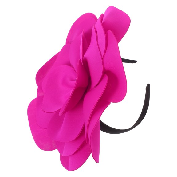 BESTYASH Large Floral Headpiece with Faux for Wedding, Bridal, and Photoshoot Accessories