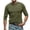 Green, variant on Henley Shirts for Men Spring Fall Casual Long Sleeve Lightweight Plain Basic Undershirt