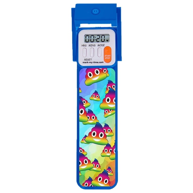 Marcador digital y lámpara LED para libros Mark-My-Time 3D Rainbow