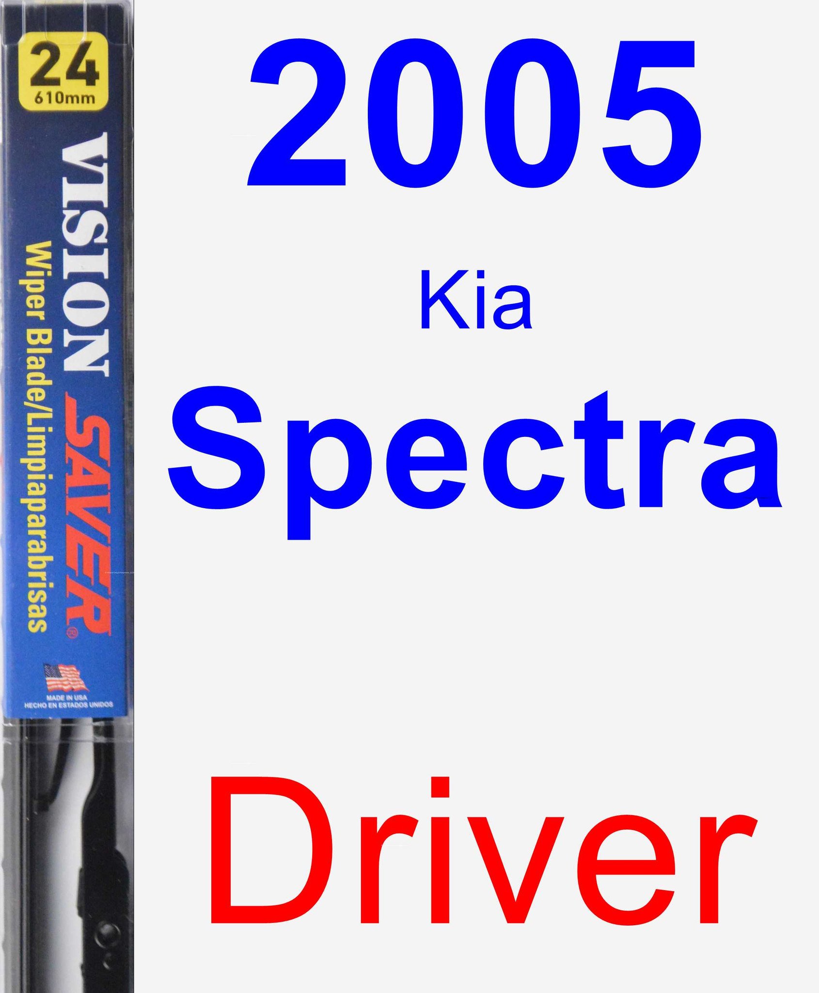 2005 Kia Spectra Driver Wiper Blade Vision Saver