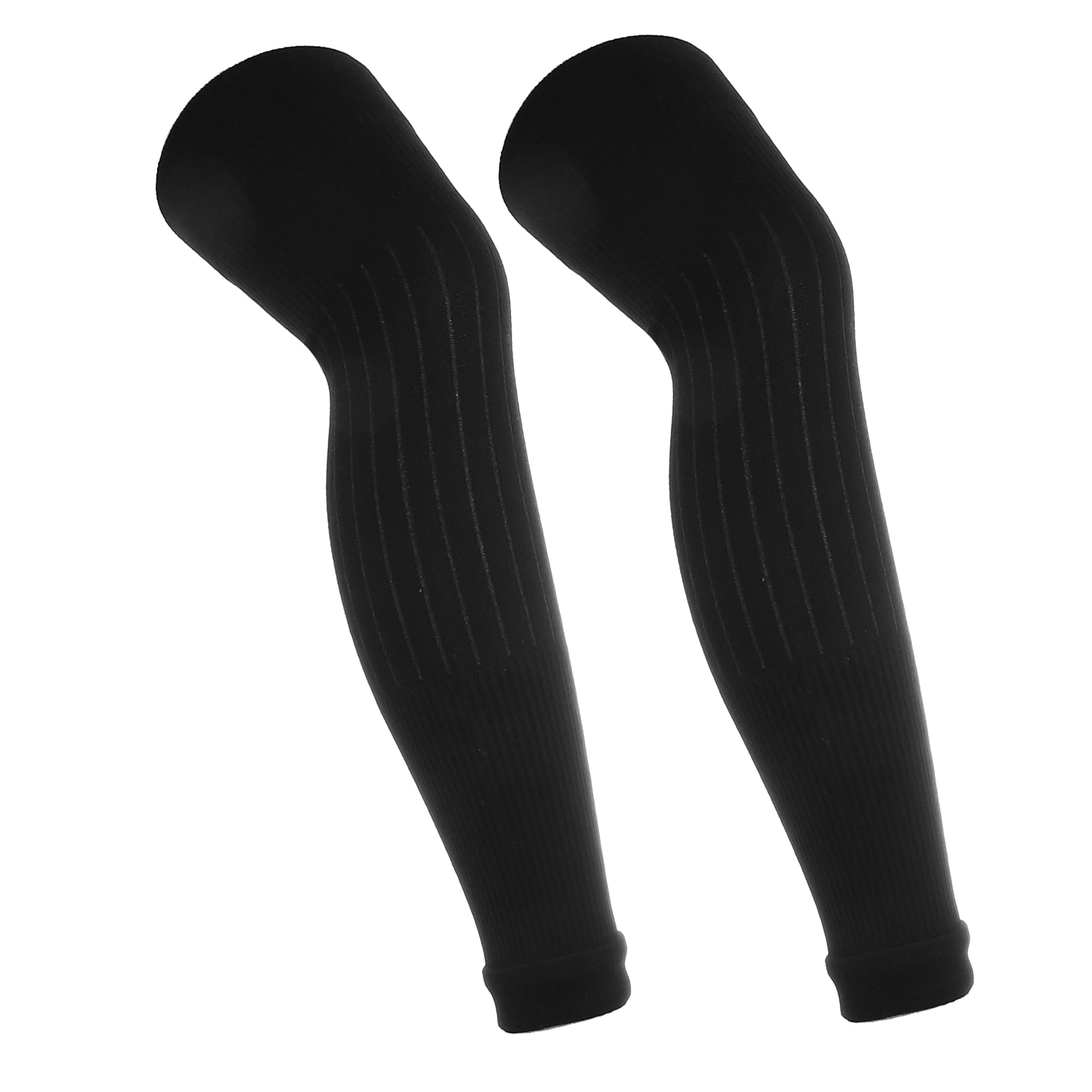 Unique Bargains 1 Pair Silk Thigh High Compression Stocking Footless