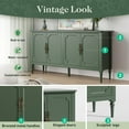 thumbnail image 3 of CozyHome Mid Century Modern Sideboard Buffet Cabinet with Storage, 58'' Console Cabinet, Green, 3 of 8
