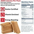 thumbnail image 2 of SOS Food Labs Rations Emergency 3600 Calorie Food Bar (3 packs) - 3 Day / 72 Hour Package with 5 Year Shelf Life, Ready to Eat Supply for Camping, Hiking, Disaster Preparedness - 5 Year Shelf Life, 2 of 5
