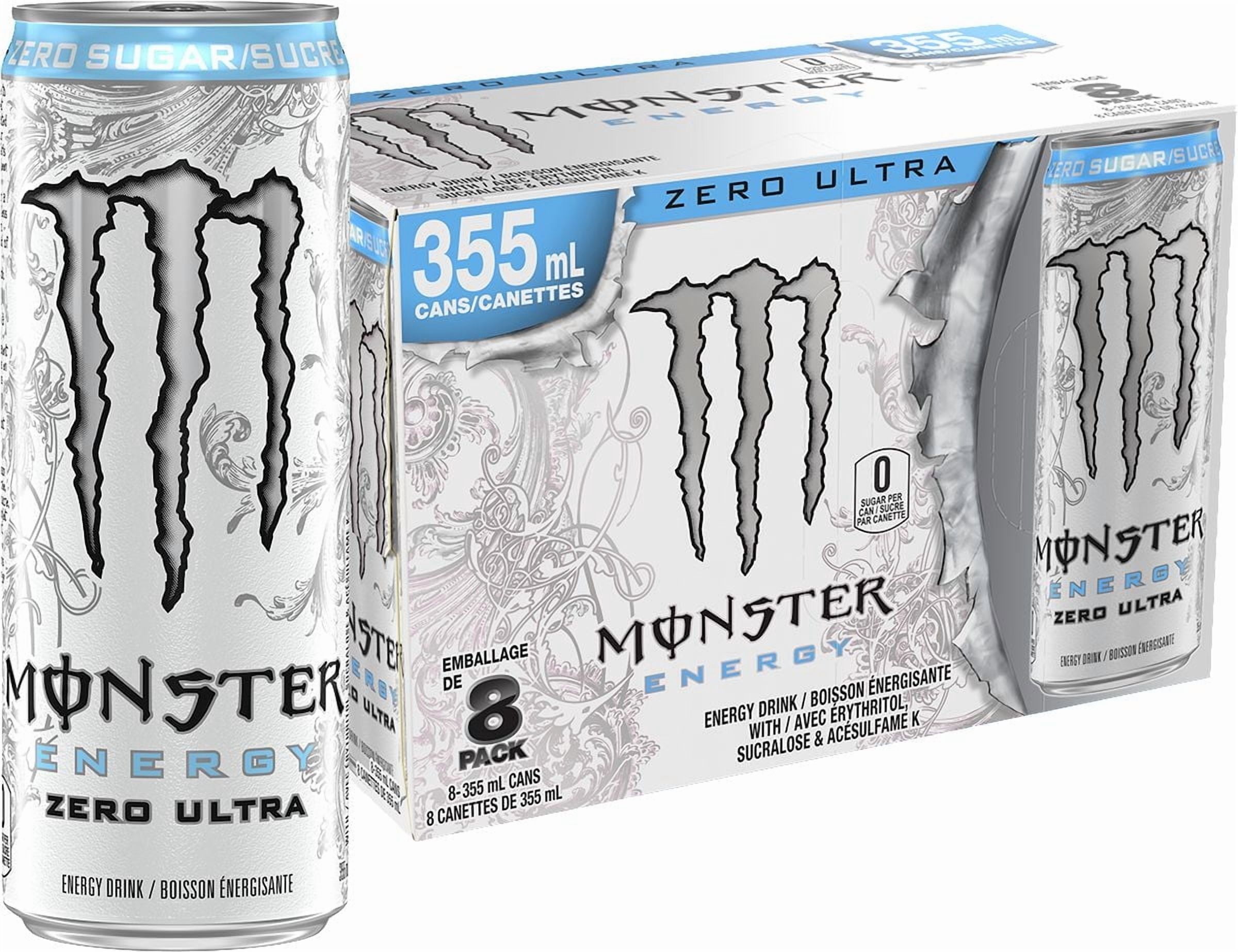 MONSTER ENERGY Ultra Zero, 355mL, 8 Pack - Walmart.ca