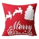 thumbnail image 1 of Cubiertas de Almohada de Navidad, Nuevo Lienzo de Algodón Bordado Ciervo Nieve Cojín de la Almohada de Navidad, Decoración Festiva Del Hogar para Sofá Cama Sillón, 1 of 3