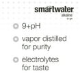 smartwater alkaline premium vapor distilled enhanced water, 33.8 fl oz