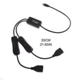 thumbnail image 3 of Type-C to USB Data Cable with Power Switches Data Cable for Quick Charging, Data Syncing Line Cord OTG Cable, 3 of 4