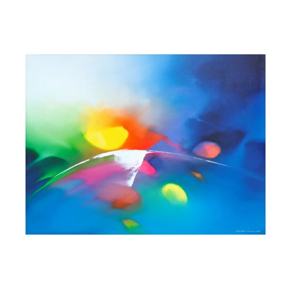 Canvas Wall Art - Thomas Leung 'Melody' Wall Art for Living Room, Bedroom, or Office Décor by Trademark Fine Art - 19 x 14 Inches