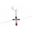 thumbnail image 3 of Saint Keychain With Christ Jesus Cross Pendant Key Ring Accessory For Baptismal Party Gift, 3 of 6