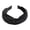 Black, variant on Knotted Headband for Women Top Knot Headband Velvet Bow Headwrap Hairband Wide-Brimm Non Slip Fashion Hairbands Hair Accessories by Awwp Army Green One Size