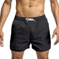 thumbnail image 4 of Clearance! Hontri Men's Casual Shorts Men's Casual Shorts Fashion Slim Sports Pants Beach Shorts Men's Casual Shorts Men's Classic Fit Pants Black,Xxl, 4 of 4