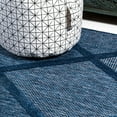 thumbnail image 2 of JONATHAN Y JONATHAN  Y Talaia Diamond Trellis Indoor/Outdoor Area Rug 5' Round - Navy, 2 of 5