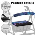 thumbnail image 5 of HELLHERO Starlit Night Backrest Covers Rollator Walker Seat Covers and Easy Installation Non-Slip Cover for Seniors Adult, 5 of 7