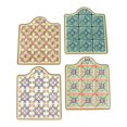 thumbnail image 3 of 4 posavasos con base de corcho Accesorios de alfombrilla Decoración Protección Reutilizable Nórdico Anti escaldado para bares Bebidas Color claro, 3 of 9