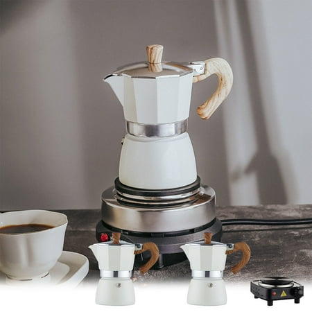 

Tpzfurit Hand Made Coffee Pot Set for Outdoors Home Coffee Machine with Energy Efficient Sleek Design 150ml Capacity Perfect for Café Quality Brews Offers Multiple Coffee Variations