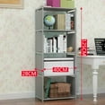 CNCEST 4 Tier Ladder Bookcase Storage Rack Bookshelf Bookcase Clothes