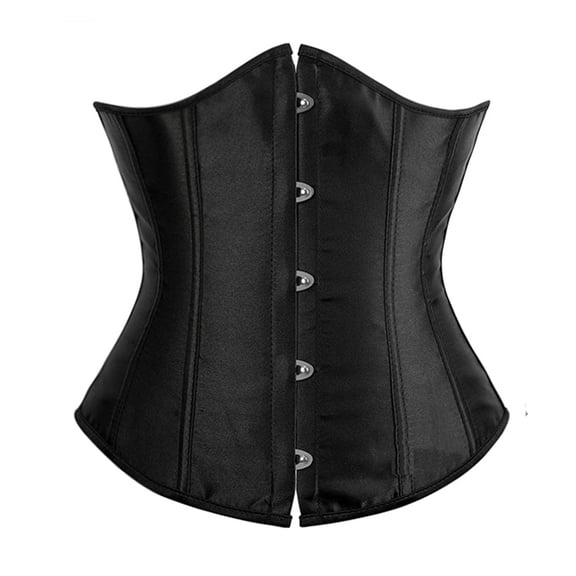 KHONTS Underbust Corset Tops for Women Adult Themed Parties Shaper Black XXXXXXL
