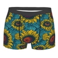 thumbnail image 5 of Uemuo Sunflowers Pattern Men's Boxer Briefs,Trunk Anti-Chafing,Comfortable, Durable, and Stylish Underwear-, 5 of 9