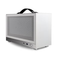 Empowered PC LAN Gaming Desktop (8.1L Small & Light, RTX 5070 Ti 16GB, Intel 24-Core Ultra 9 285K, 32GB DDR5 RAM, 2TB Gen4 NVMe SSD, WiFi 6E + BT, Windows 11 Pro) Best Mini ITX SFF Computer (White)
