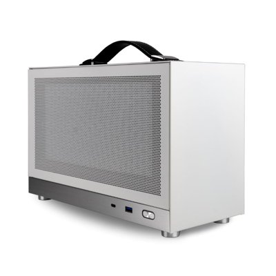 Empowered PC LAN Gaming Desktop (8.1L Small & Light, RTX 5080 16GB, Intel 24-Core Ultra 9 285K, 32GB DDR5 RAM, 2TB Gen4 NVMe SSD, WiFi 6E + BT, Windows 11 Pro) Best Mini ITX SFF Computer (White)