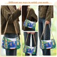 thumbnail image 4 of FORMRS Womens Shoulder Bag with Chain Strap Clutch Purse Cute Tote Handbag, Green Seaside, 4 of 7