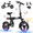 Black, variant on VARUN Electric Bike, 14" Folding EBike for Adults Teens, Peak 500W 36V 280.8Wh Battery, Mini Commuter City Ebike with Rear Shock Suspension up to 20MPH, 25Mile Range,UL2849