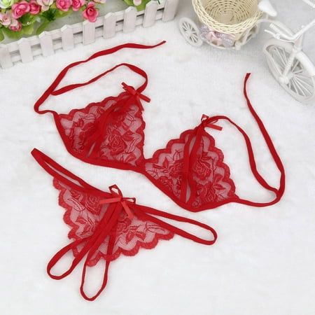 Spring Deals! YAWOTS Women Lady Sexy Lingerie Lace Underwear Sleepwear G-String Lingerie